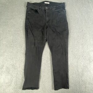 Levis Jeans Womens 16 Black Classic Straight Dark Wash Mid Rise Denim Casual